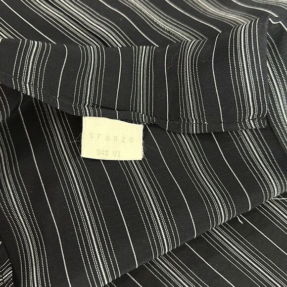 Sfarzo Milano Y2K Vintage Striped Long Sleeve Button Down Shirt Size L - Picture 7 of 10